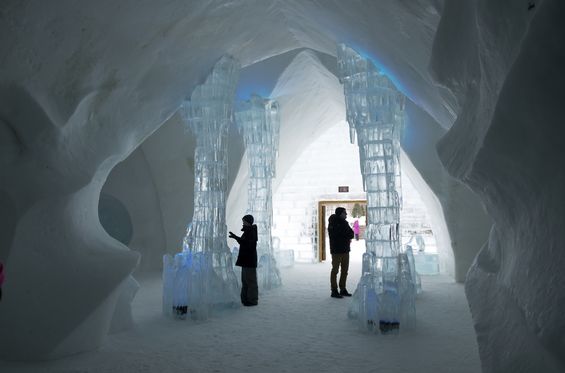 Visita un hotel de hielo