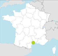 carte Partir FRANCIA : LANGUEDOC-ROUSILLON