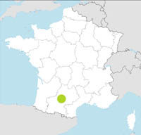 carte Partir FRANCIA : OCCITANIA