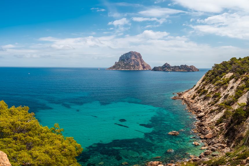 Cala d’Hort y Es Vedrà