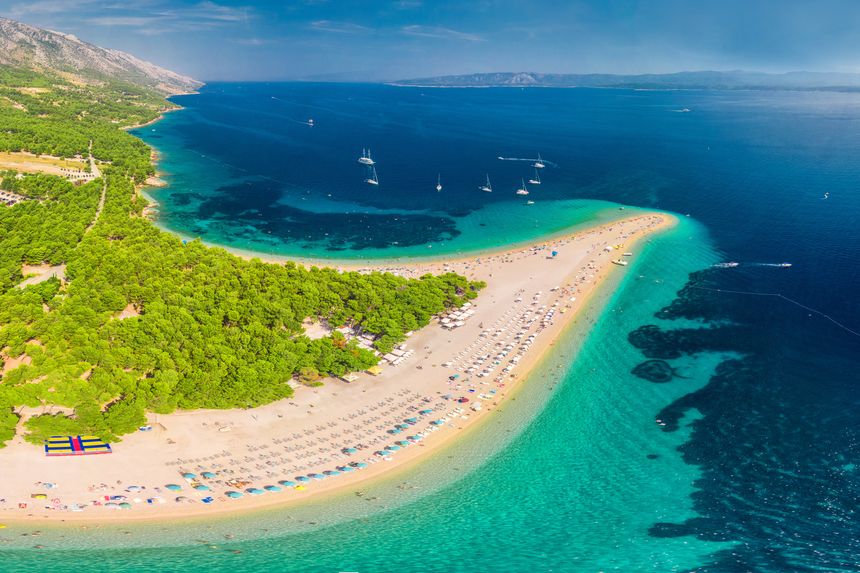 La isla de Brac y la playa de Zlatni Rat