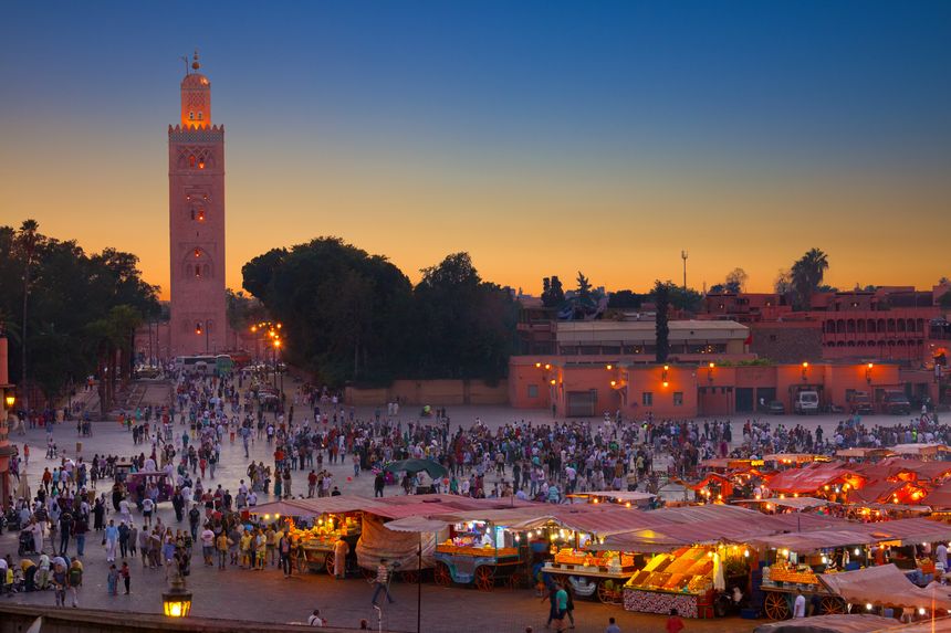 La plaza Jemaa el Fna