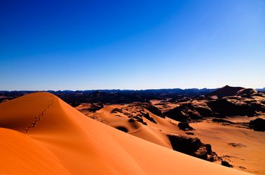 Les dunes du parc national du Tassili