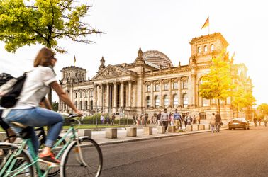 Le palais du Reichstag à Berlin
