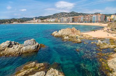 Une crique proche de Lloret de Mar 