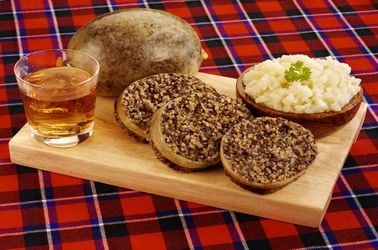 Le haggis, à base de mouton