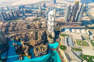 Vue du haut du Burj Khalifa