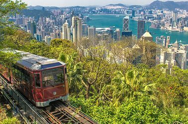 Le pic Victoria, île de Hong Kong