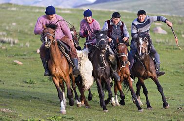 Le sport national : le Buzkashi !