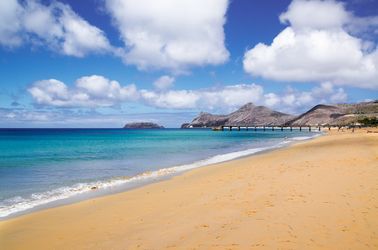 La plage de Porto Santo 