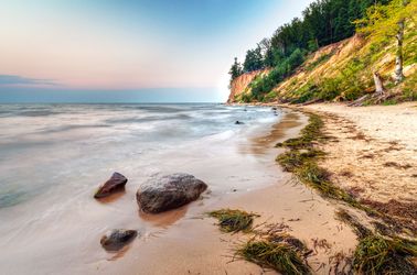 La côte près de Gdynia