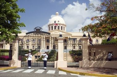 Le Palais national à Saint-Domingue