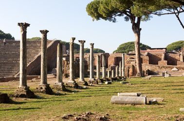 Les vestiges d'Ostie
