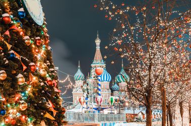 Fête de Noël à Moscou