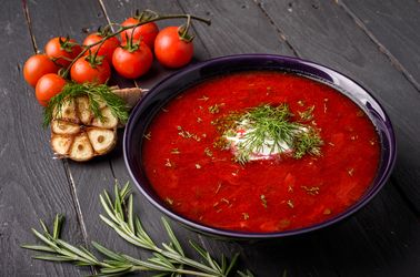 Le bortsch, soupe russe