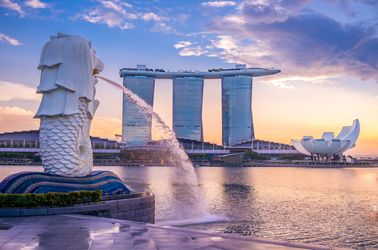 Le Merlion, l'emblème de Singapour