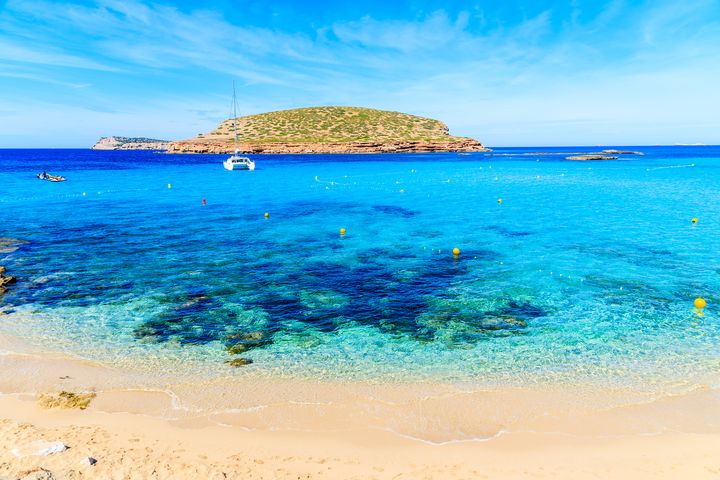 plage Platges de Comte (Cala Conta, Ibiza)