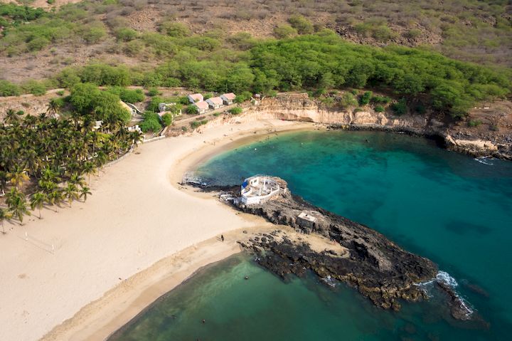 plage Playa de Tarrafal, Isla de Santiago