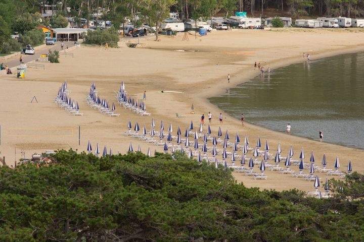 plage Playa Paraíso, isla de Rab