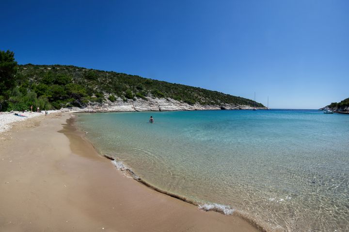 plage Playa de Porat, isla de Bisevo