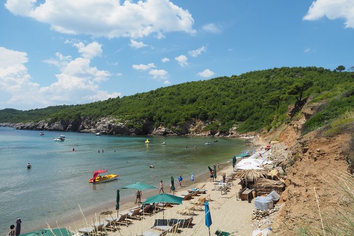 plage Playa de Sunj, isla de Lopud