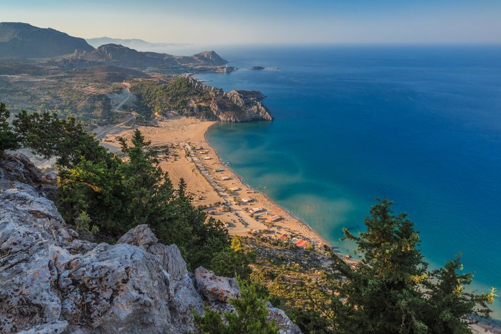 plage Playa de Tsambika (Rodas)