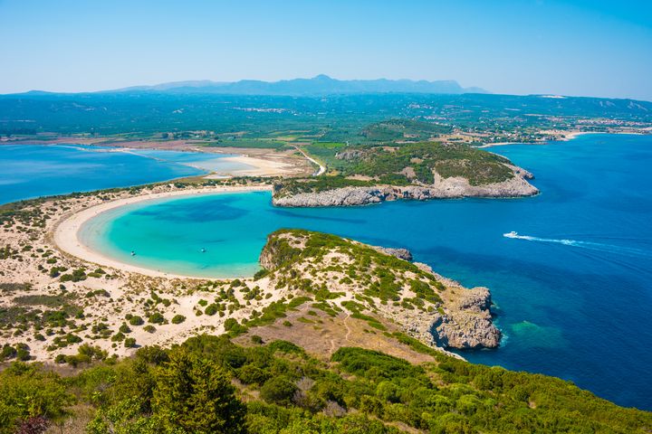 plage Playa de Voidokilia (Grecia continental)
