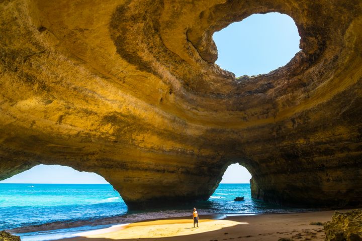 plage La Cueva de Benagil (Lagos)